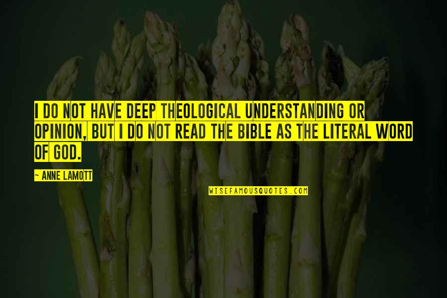 Farrand Quotes By Anne Lamott: I do not have deep theological understanding or Farrand Quotes By Anne Lamott: I do not have deep theological understanding or