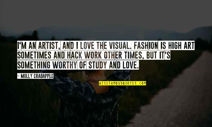 Fashion At Its Best Quotes By Molly Crabapple: I'm an artist, and I love the visual.