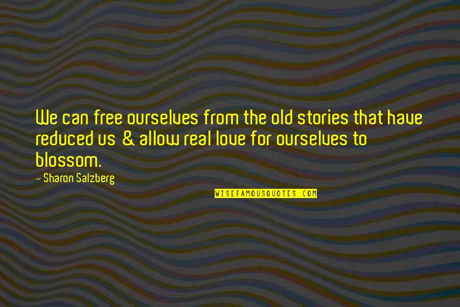 Fasten Quotes By Sharon Salzberg: We can free ourselves from the old stories