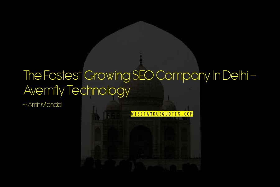 Fastest Quotes By Amit Mandal: The Fastest Growing SEO Company In Delhi -