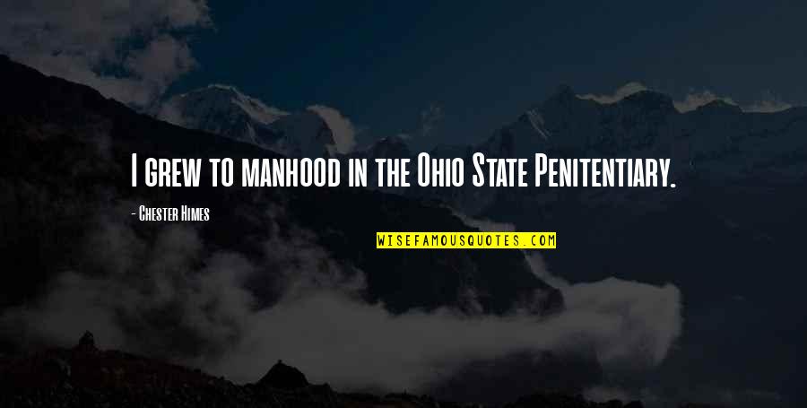 Fatalista Definizione Quotes By Chester Himes: I grew to manhood in the Ohio State