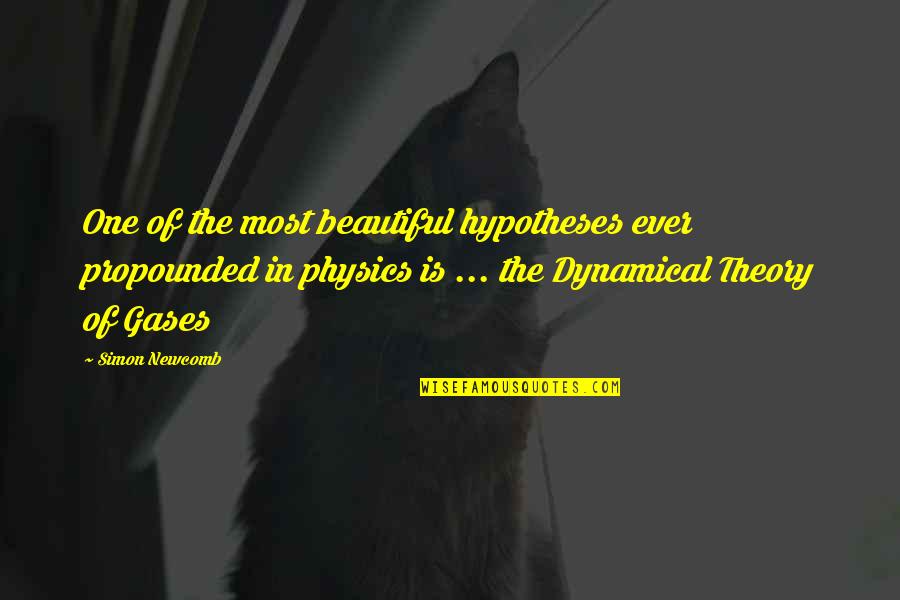 Father Doug Quotes By Simon Newcomb: One of the most beautiful hypotheses ever propounded Father Doug Quotes By Simon Newcomb: One of the most beautiful hypotheses ever propounded