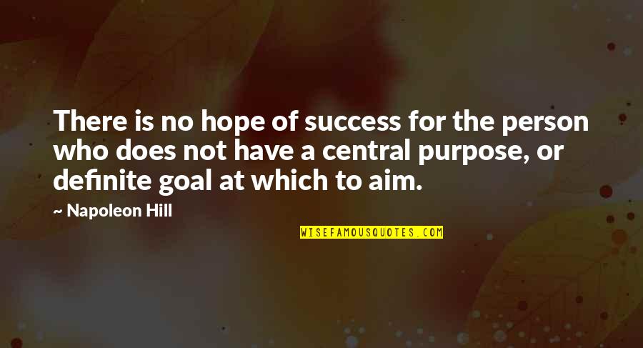 Fathimathu Quotes By Napoleon Hill: There is no hope of success for the Fathimathu Quotes By Napoleon Hill: There is no hope of success for the