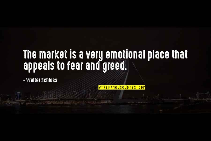 Fatigado In English Quotes By Walter Schloss: The market is a very emotional place that Fatigado In English Quotes By Walter Schloss: The market is a very emotional place that