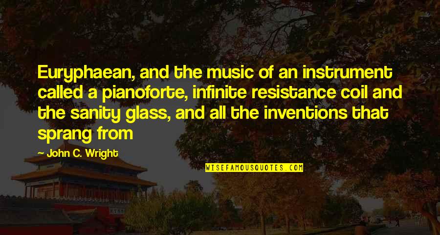 Fattorusso Sorrento Quotes By John C. Wright: Euryphaean, and the music of an instrument called