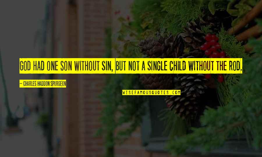 Faultie Quotes By Charles Haddon Spurgeon: God had one Son without sin, but not