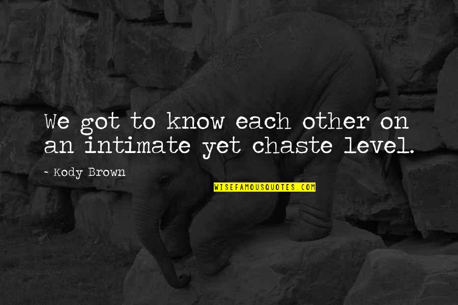 Faveris Quotes By Kody Brown: We got to know each other on an
