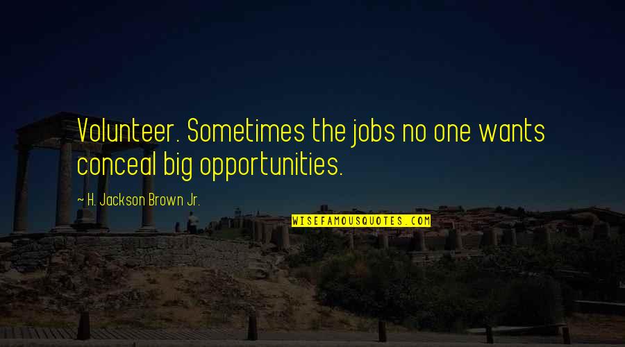 Favouring A Child Quotes By H. Jackson Brown Jr.: Volunteer. Sometimes the jobs no one wants conceal Favouring A Child Quotes By H. Jackson Brown Jr.: Volunteer. Sometimes the jobs no one wants conceal