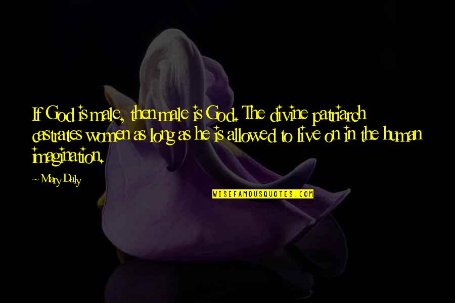 Fawzia Koofi Quotes By Mary Daly: If God is male, then male is God. Fawzia Koofi Quotes By Mary Daly: If God is male, then male is God.