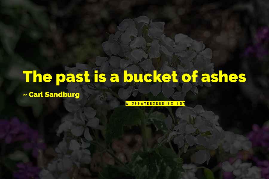Fayek Zabaneh Quotes By Carl Sandburg: The past is a bucket of ashes