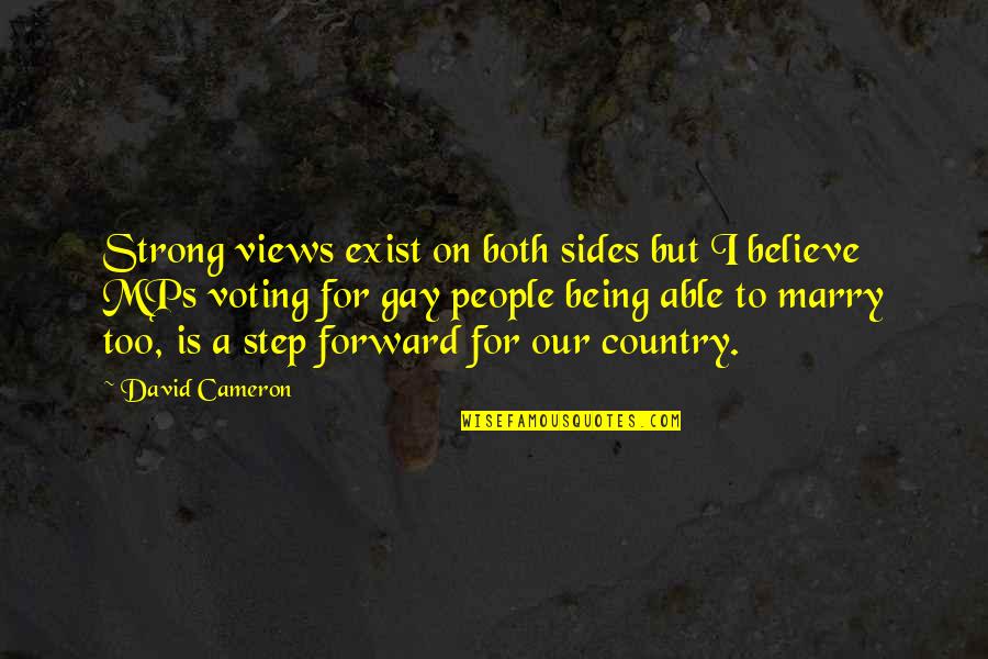 Fazia Khubba Quotes By David Cameron: Strong views exist on both sides but I Fazia Khubba Quotes By David Cameron: Strong views exist on both sides but I