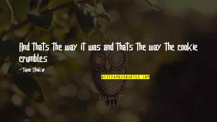 Fb Banners Quotes By Tupac Shakur: And thats the way it was and thats
