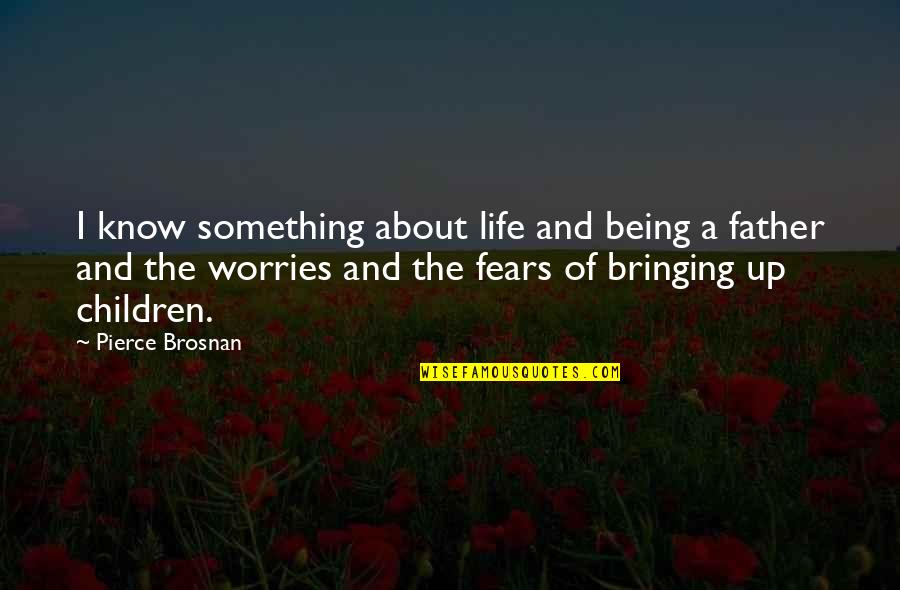 Fears Of Life Quotes By Pierce Brosnan: I know something about life and being a