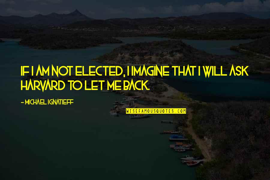 Feather Hat Pins Quotes By Michael Ignatieff: If I am not elected, I imagine that Feather Hat Pins Quotes By Michael Ignatieff: If I am not elected, I imagine that