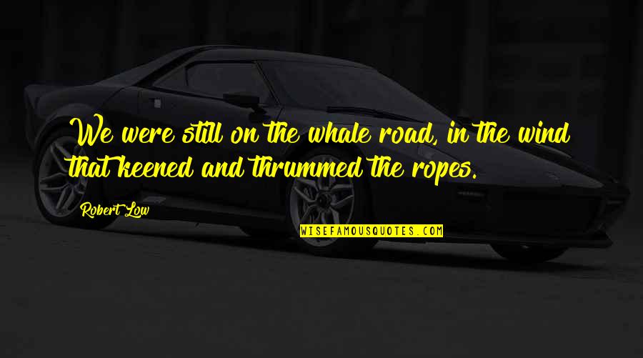 Featherbrained Quotes By Robert Low: We were still on the whale road, in