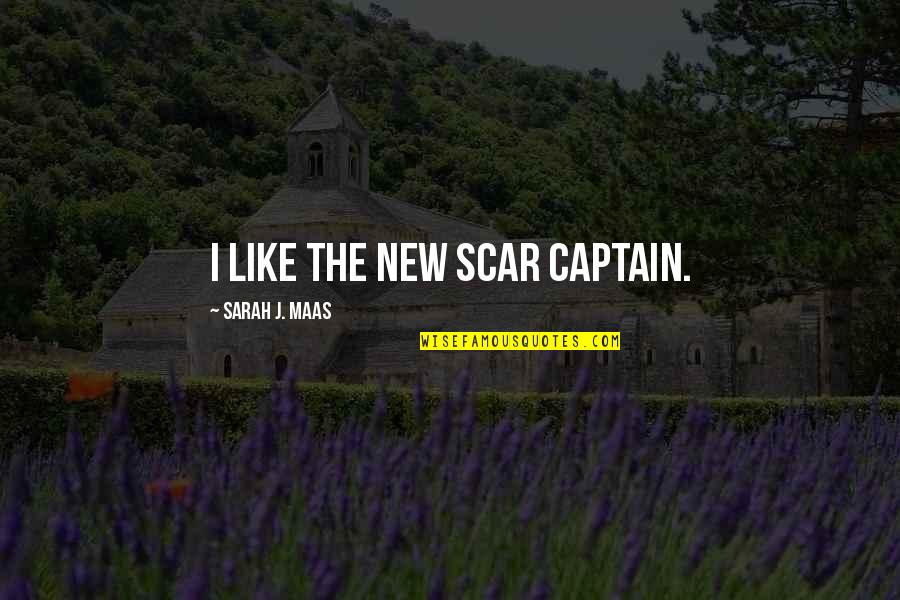Fedor Emelianenko Best Quotes By Sarah J. Maas: I like the new scar Captain.