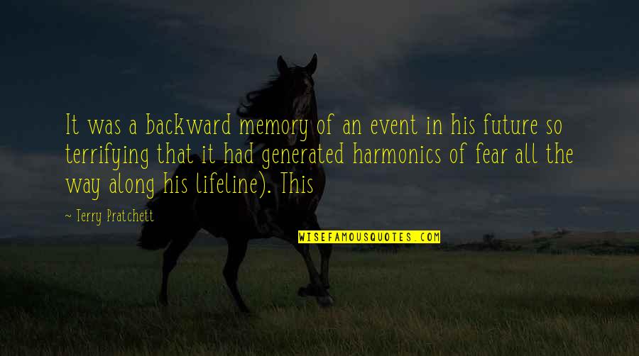 Feel Good Instagram Quotes By Terry Pratchett: It was a backward memory of an event Feel Good Instagram Quotes By Terry Pratchett: It was a backward memory of an event