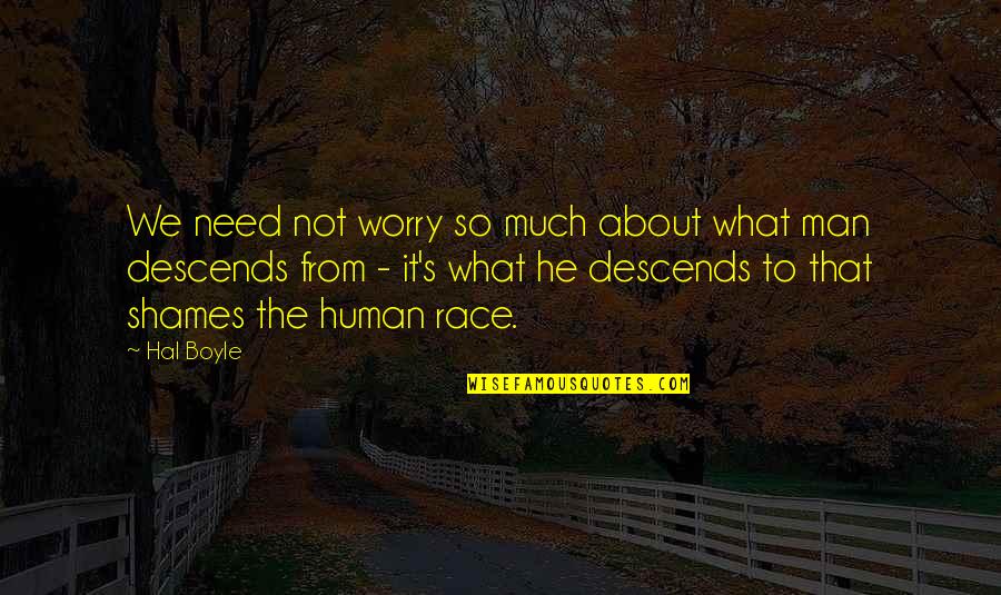 Feeler Ka Quotes By Hal Boyle: We need not worry so much about what