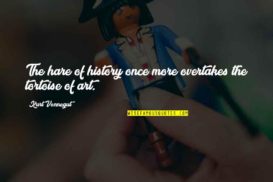 Feeling Depressed Quotes By Kurt Vonnegut: The hare of history once more overtakes the