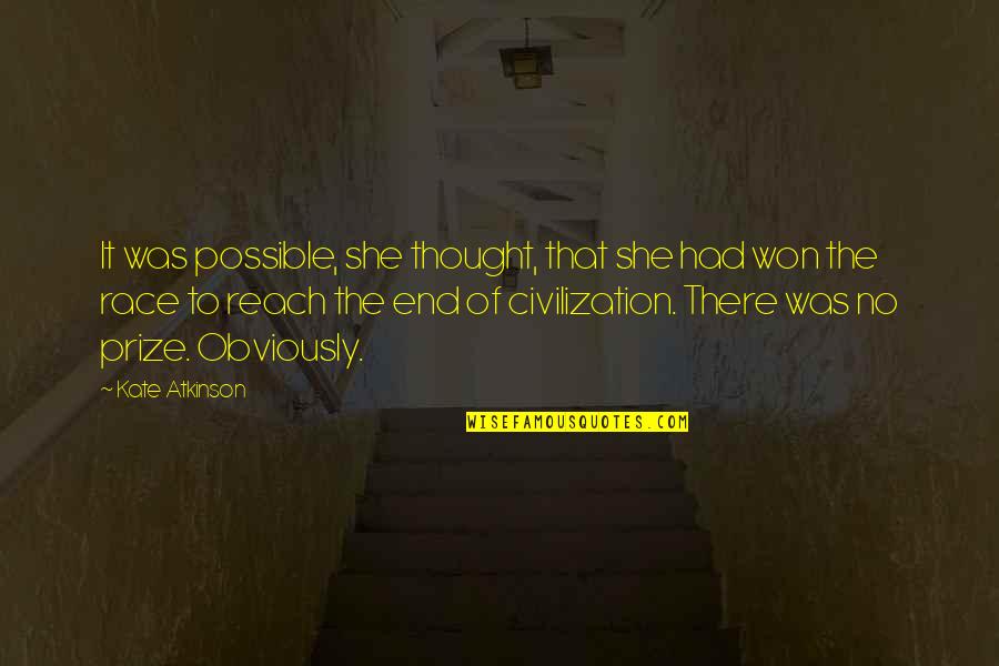 Feeling Good Tagalog Quotes By Kate Atkinson: It was possible, she thought, that she had