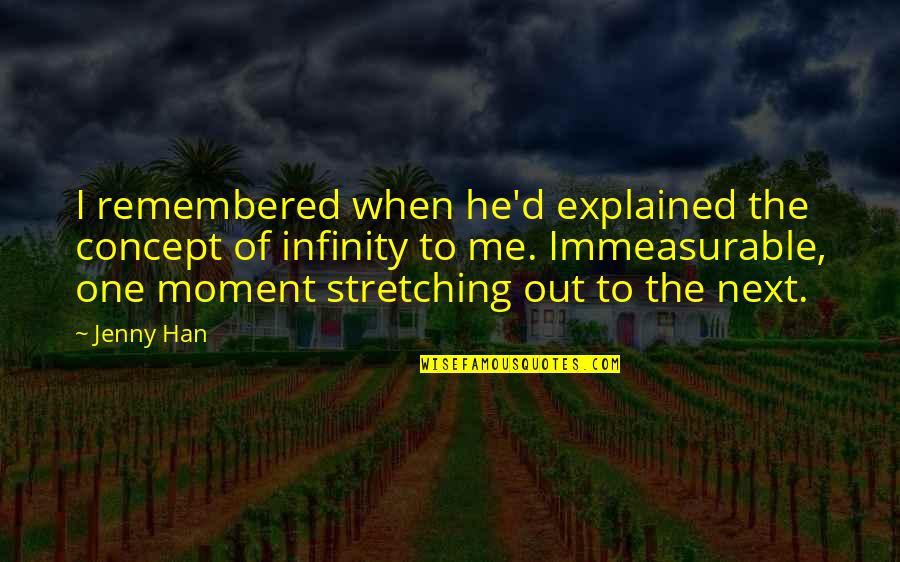 Feeling Lonely And Ignored Quotes By Jenny Han: I remembered when he'd explained the concept of