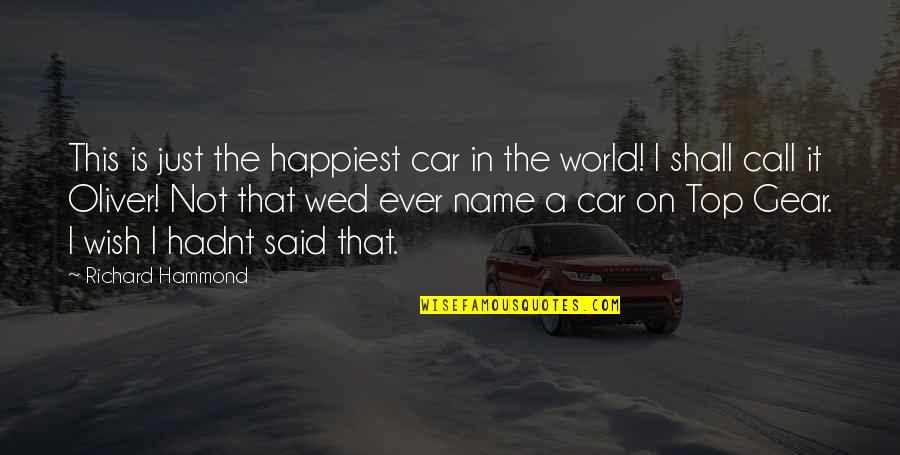 Feeling My Baby Move Quotes By Richard Hammond: This is just the happiest car in the