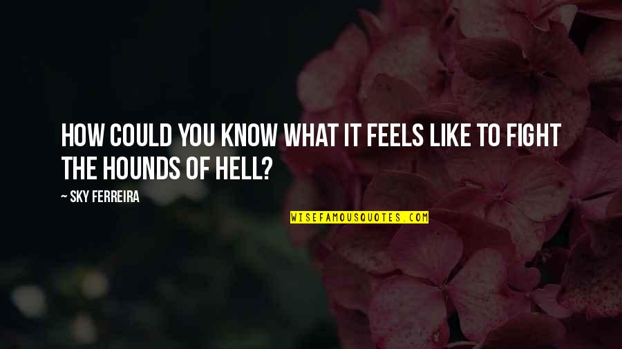Feels Like Hell Quotes By Sky Ferreira: How could you know what it feels like