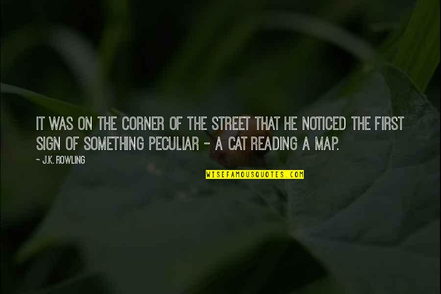 Feichtel Quotes By J.K. Rowling: It was on the corner of the street