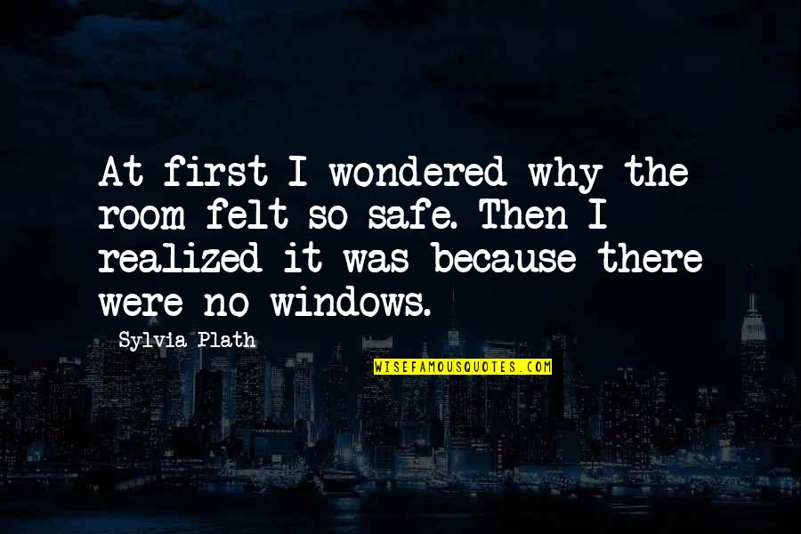 Feijenoordping Quotes By Sylvia Plath: At first I wondered why the room felt