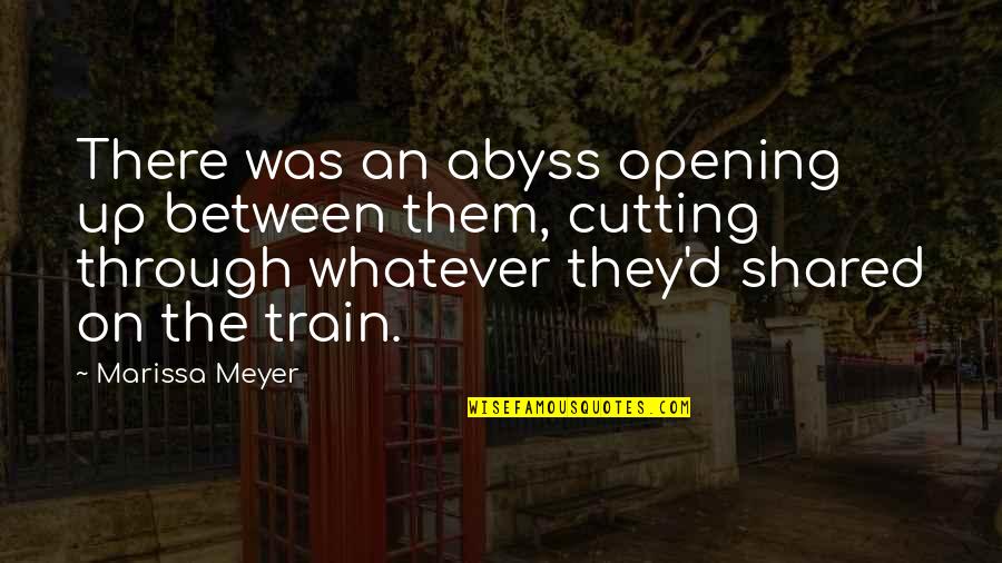 Fele Registration Quotes By Marissa Meyer: There was an abyss opening up between them, Fele Registration Quotes By Marissa Meyer: There was an abyss opening up between them,