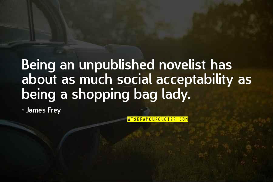 Feliz Navidad Picture Quotes By James Frey: Being an unpublished novelist has about as much