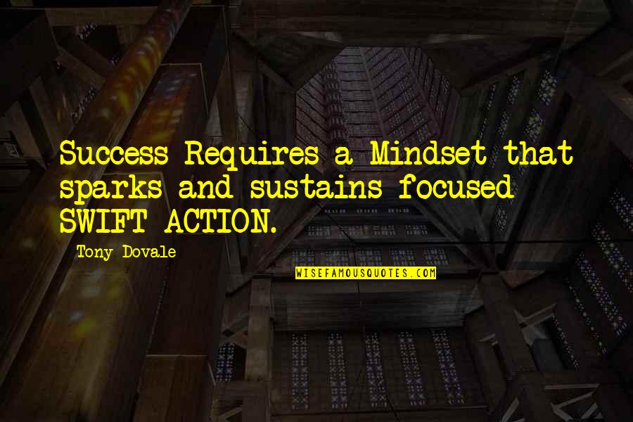 Felizcumpleanos Quotes By Tony Dovale: Success Requires a Mindset that sparks and sustains