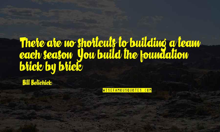 Felline Alberello Quotes By Bill Belichick: There are no shortcuts to building a team