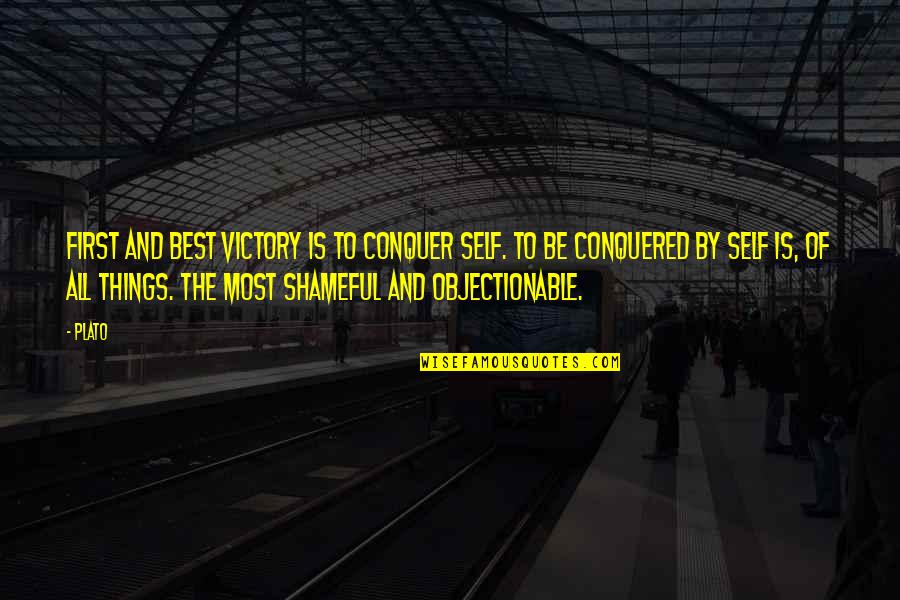 Female Business Leaders Quotes By Plato: First and best victory is to conquer self.