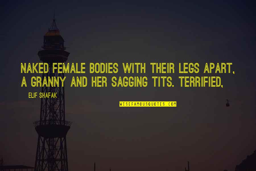 Female Quotes By Elif Shafak: Naked female bodies with their legs apart, a