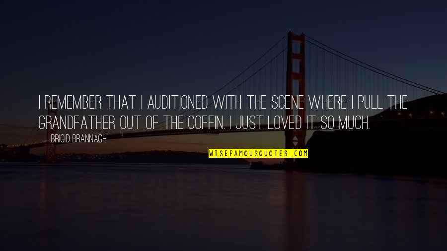 Fences Troy Maxson Quotes By Brigid Brannagh: I remember that I auditioned with the scene