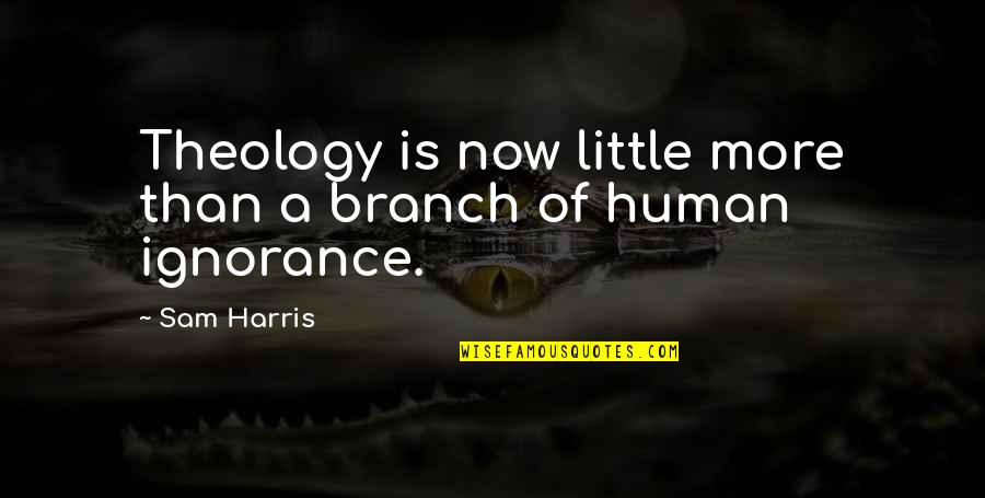 Feofan Prokopovich Quotes By Sam Harris: Theology is now little more than a branch
