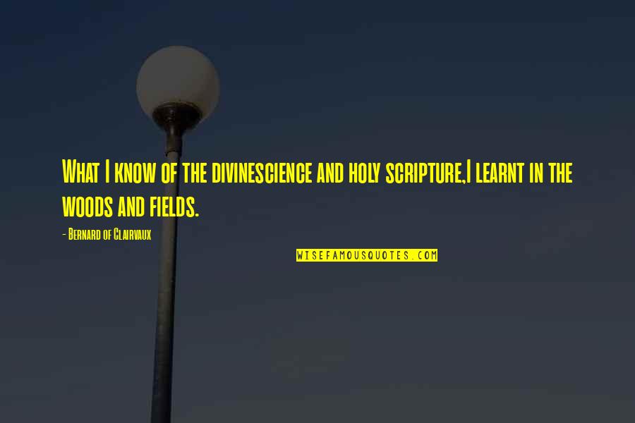 Ferdaus Jute Quotes By Bernard Of Clairvaux: What I know of the divinescience and holy Ferdaus Jute Quotes By Bernard Of Clairvaux: What I know of the divinescience and holy