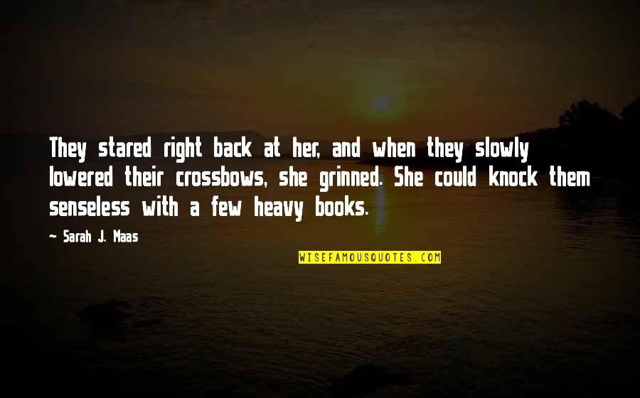 Ferkous Youtube Quotes By Sarah J. Maas: They stared right back at her, and when
