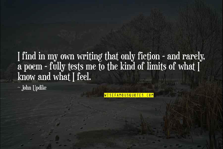 Ferngully Magi Quotes By John Updike: I find in my own writing that only Ferngully Magi Quotes By John Updike: I find in my own writing that only