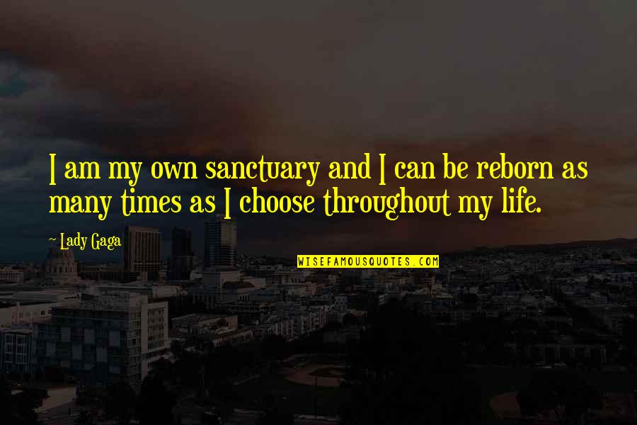Feruci Fidji Quotes By Lady Gaga: I am my own sanctuary and I can