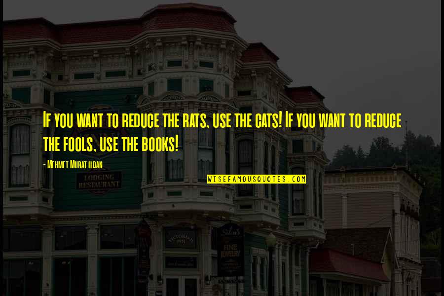 Ferumbras Quotes By Mehmet Murat Ildan: If you want to reduce the rats, use Ferumbras Quotes By Mehmet Murat Ildan: If you want to reduce the rats, use
