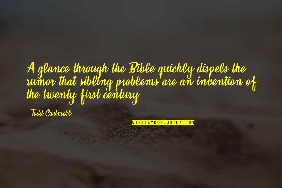 Fetishized Quotes By Todd Cartmell: A glance through the Bible quickly dispels the