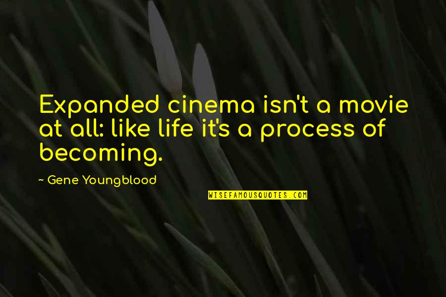 Fiddlerman Violin Quotes By Gene Youngblood: Expanded cinema isn't a movie at all: like