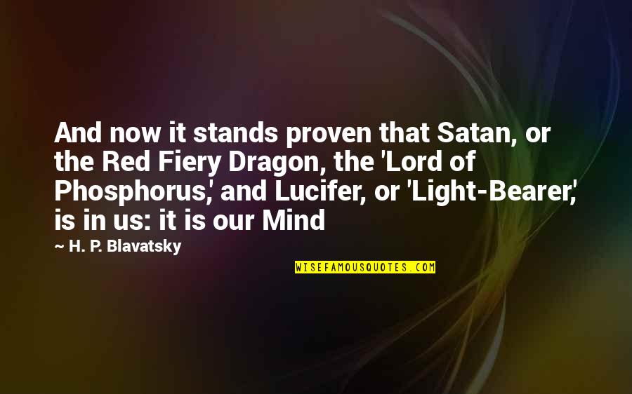 Fiery Quotes By H. P. Blavatsky: And now it stands proven that Satan, or Fiery Quotes By H. P. Blavatsky: And now it stands proven that Satan, or