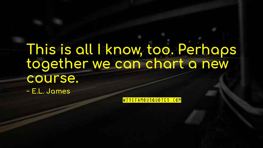 Fifty Shades Grey Quotes By E.L. James: This is all I know, too. Perhaps together