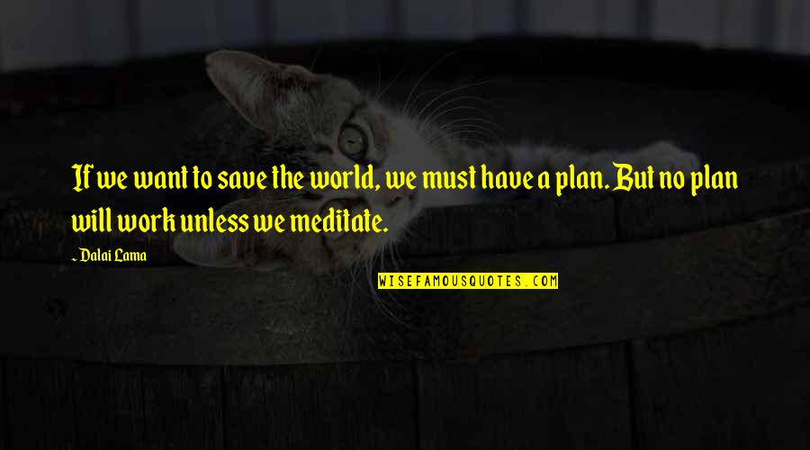 Fighting Amongst Ourselves Quotes By Dalai Lama: If we want to save the world, we