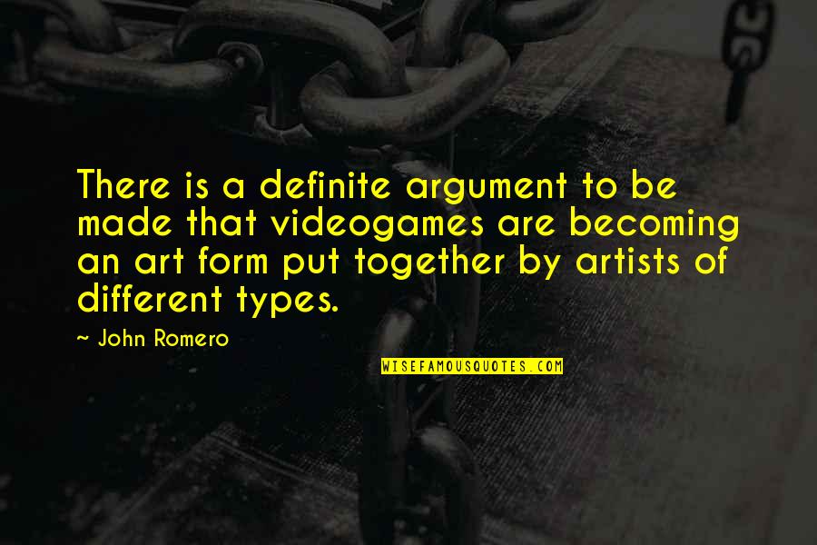 Figments Brush Quotes By John Romero: There is a definite argument to be made Figments Brush Quotes By John Romero: There is a definite argument to be made