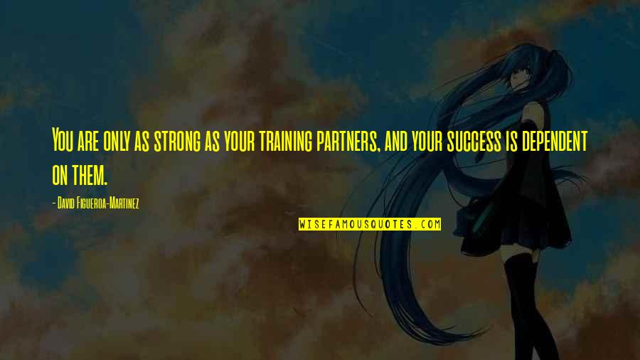 Figueroa Quotes By David Figueroa-Martinez: You are only as strong as your training