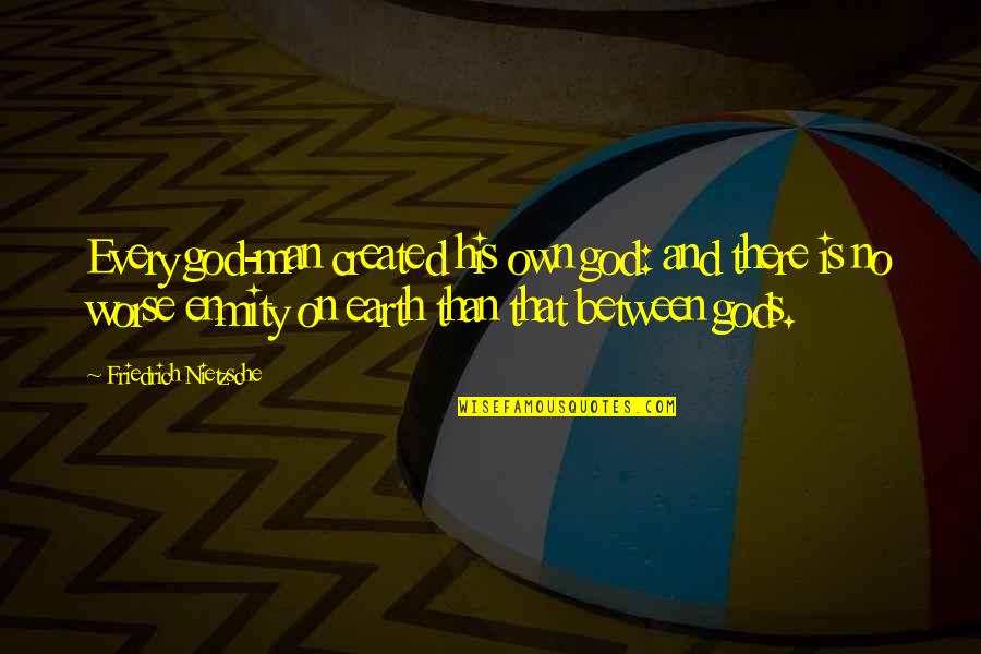 Figurines To Paint Quotes By Friedrich Nietzsche: Every god-man created his own god: and there